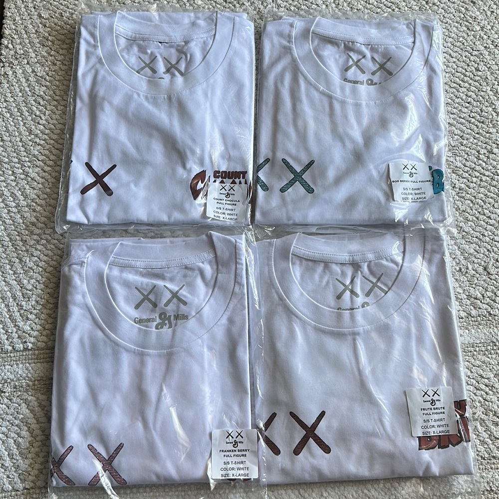 Kaws X Frankenberry x Count Chocula x Boo Berry x Frute Brute set - Picture 3 of 4